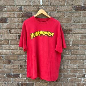 Crazy Vintage 90s Hulk Hogan Hulk Mania T-Shirt XXL